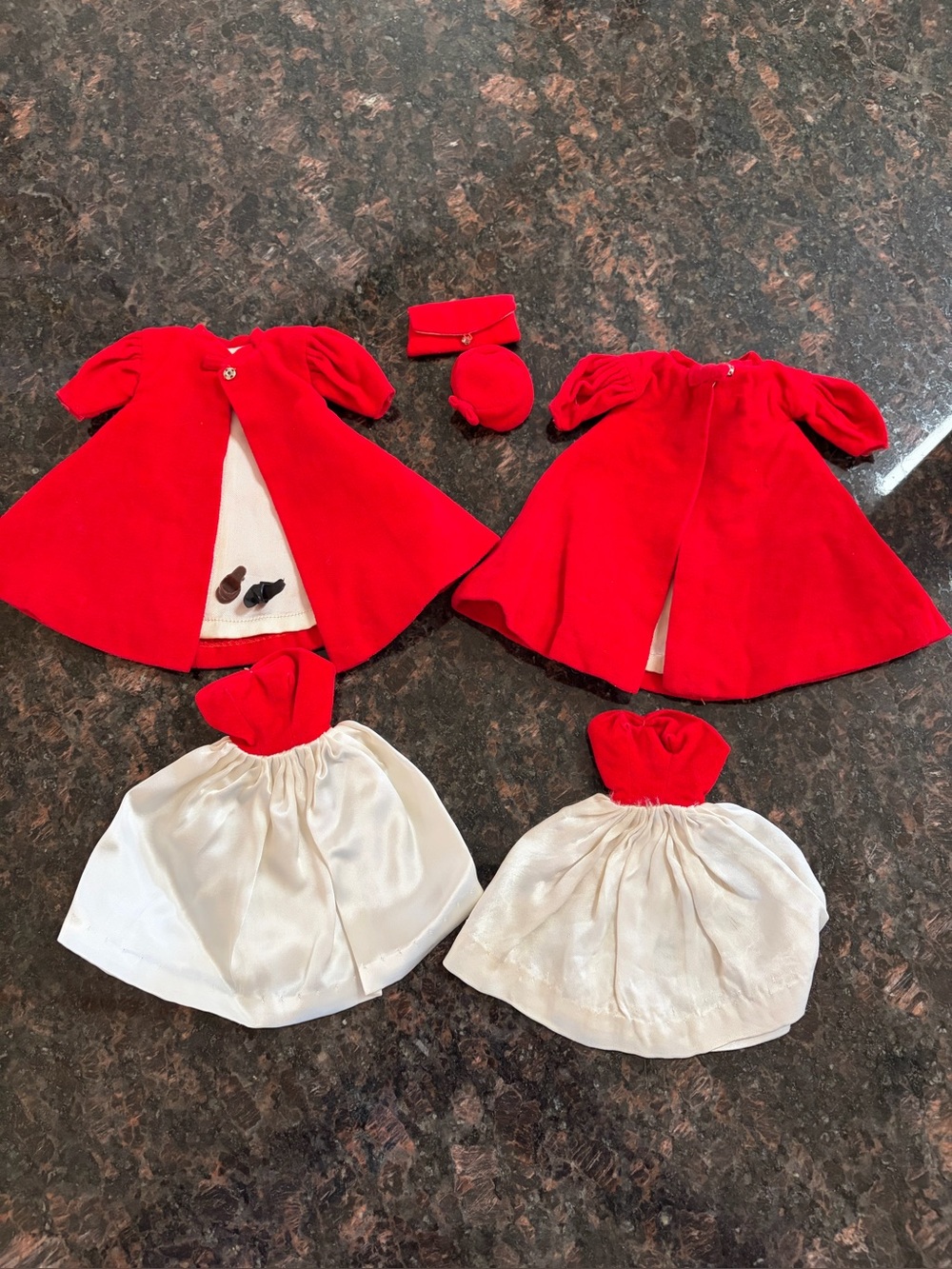 Vintage Barbie #977 Silken Flame and #939 Red Flare